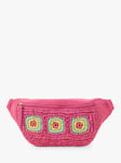 Angels by Accessorize Kids' Crochet Belt Bag, Pink/Multi