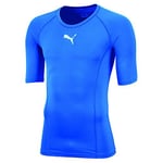 PUMA Homme Liga Baselayer Tee Sous v tement fonctionnel, Electric Blue Lemonade, L EU