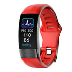 Smart bracelet P11 rouge cardiofréquencemètre de mouvement étape