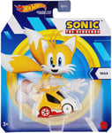 Voitures Caractères Sonic Tails Modèle DieCast 1:64 5Cm Hot Wheels HDL38