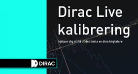 Dirac Live - Kalibrering Standard - för utrustning köpt av oss
