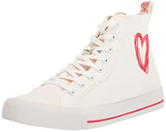 Desigual Femme Shoes_Beta_Heart Basket, Blanc, 36 EU