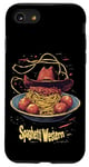 iPhone SE (2020) / 7 / 8 Western Spaghetti Fun Cowboy Pasta Funny Food Whimsical Art Case