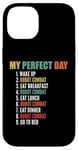 Coque pour iPhone 14 My Perfect Day Robot Combat amusant