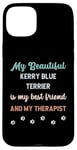 iPhone 15 Plus Kerry Blue Terrier Dog Dad Mom Friend And Therapist Case