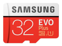 Samsung Evo Plus Mb-Mc32g - Carte Mémoire Flash (Adaptateur Microsdhc - Sd Inclus(E)) - 32 Go - Uhs Class 1 / Class10 - Microsdhc Uhs-I