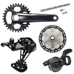 Shimano XT M8100 1x12 Transmission Groupset Black