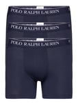 Polo Ralph Lauren Underwear Stretch Cotton Boxer Brief 3-Pack Blå