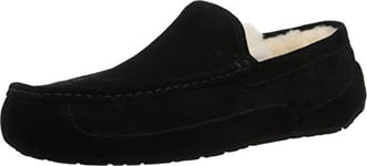 UGG Male Ascot Slipper, Black, 17 (UK)