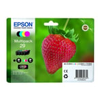 Epson Original 4 Colour Multipack No.29 Claria Home Ink Cartridge (black 175, C,