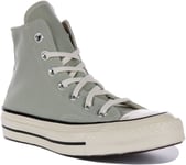 Converse A02754C Chuck 70 Vintage Tongue High Sage Platform Green UK 3 - 8