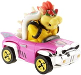 Super Mario Cart Modèle Bowser Version Badwagon 1:64 5cm Hot Wheels GBG31