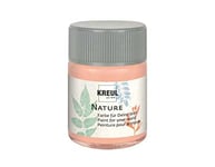 Kreul 49423 - Nature Hibiscus Flower en pot de 50 ml, peinture à l'eau, fabriquée à partir de matières premières durables et naturelles, crémeuse, à séchage rapide et résistante à la lumière