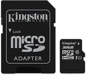 Kingston Carte mémoire microSD 32 Go pour Huawei P9/P9 Lite