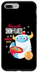 Coque pour iPhone 7 Plus/8 Plus Cute Abominable Yeti. Bigfoot hide and seek on Snow, Flake