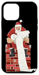 Coque pour iPhone 12 mini Costume de toilette de Noël amusant avec Père Noël