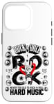 Coque pour iPhone 16 Pro Rock and Roll Graphic Tees - I Love Rock N' Roll Designs