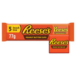 4 x Reese's Peanut Butter Cup 5 Snack Size 77G