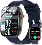 Montre Connectée Homme Femme - 2.01"" Smartwatch Avec Bouton D'encodeur, Montre Sport Avec 123 Modes Sportif,Podometre Cardiofrequencemetre Sommeil, Étanche Ip68 Smart Watch Pour Android Ios