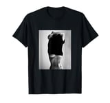 Sexy Black White T-Shirt Motif, Hot Woman Portrait Hoodie T-Shirt