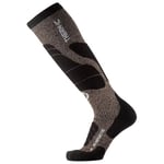 Therm-ic Chaussettes Ski Merino Reflector Unisex Mixte Adulte, Brown/Black, FR : L (Taille Fabricant : L(42-44))