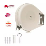 15M Retractable Clothes Line Long Wall Mounted Outdoor Indoor Laundry Washing