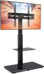 PERLEGEAR TV Floor Stand for 30-70 inch TVs up to 50KG with Tilt, Tall TV Stand