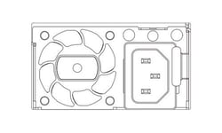 Alcatel-Lucent - Alimentation - branchement à chaud / redondante (module enfichable) - AC 90-136/180-264 V - 920 Watt - pour Alcatel-Lucent OmniSwitch 6860-24, 6860-48