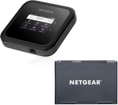 NETGEAR MR5200 Nighthawk Routeur Mobile 5G SIM WiFi 6 sécurisé puissant 1.8 Gbit/s, Connecte jusqu’à 32 appareils, Compatible toutes SIM tous opérateurs, Batterie longue durée