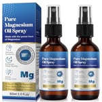 Magnesium Oil Spray 120ml, 100% Pure & Natural Magnesium Spray, Magnesium Oil for Feet, Promotes Sleep, Ideal for Sports & Muscle Recovery