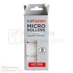 8 x ProDec Ice Fusion Roller Refills 2" | 50mm - Lint Free Synthetic Roller S...