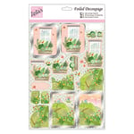 Anita's A4 House On The Hill Foiled Coloured Decoupage Sheet, Accessories Supplies For Craft, Paper Craft, Scrapbooking, Card Making, Origami, Ideal for Adult Craft, Adds A Textured Pattern To Crafts