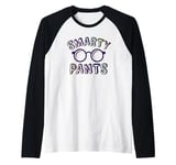 Funny Little Mr SMARTY PANTS School Alumni I'm So Ready Raglan Baseball Tee