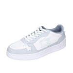 Chaussures Hommes ATLANTIC STARS 42 Ue Baskets Blanc Cuir Gris BC166-42