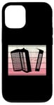 Coque pour iPhone 12/12 Pro Instrument Accordéon Musique Accordéoniste Musicien