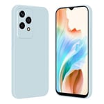 Tveinan Phone Case for Honor 200 Lite 5G Case, Ultra Slim Thin Soft Silicone Cover, Flexible TPU Shell Shockproof Case for Honor 200 Lite, Light Blue