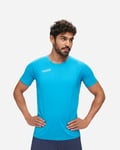 HOKA T-shirt à manches courtes Glide pour Homme en Diva Blue Taille 2XL | T-Shirts À Manches Courtes