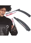 Sweeney Todd Style Fancy Dress Plastic Prop Halloween Shaving Accessory 21cm