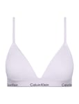 Lightly Lined Triangle Lingerie Bras & Tops Soft Bras Bralette Blue Calvin Klein