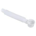 Bathtub Drain Pipe Expandable Adjustable Drain 28cm Flexible Drainage Hose White