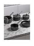 Ninja Foodi Zerostick 5 Piece Set - 16Cm Milk, 16/18/20Cm Saucepans &Amp; 24Cm Frying Pan, Non Stick - C35000Uk