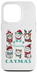 Coque pour iPhone 13 Pro Catmas Famille Chat Kitty Funny Christmas Holiday 2024