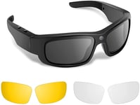 lunette caméra espion 1080P noir