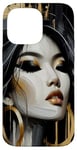 iPhone 14 Pro Max Golden Majesty: The Empress of Shadows Case