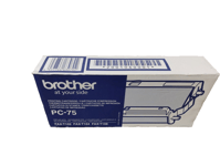 Genuine Brother PC-75 Black Printing Ribbon Cartridge New in box