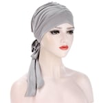 Kvinnor Turban Håravfall Hatt grey