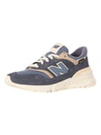 New Balance997R Suede Trainers - Navy/Light Blue