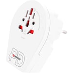 Skross - Travel Adapter World to Europe 16A + USB C