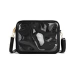 Dam Ita Messenger Bag Dam axelväska i japansk stil Flickor Söt Transparent Crossbody-väska Studentväska Black