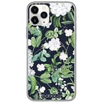 Babaco ERT Group Coque de téléphone Portable pour Iphone 11 Pro Max Original et sous Licence Officielle Motif Flowers 034 Parfaitement adapté à la Forme du téléphone Portable, Coque en TPU